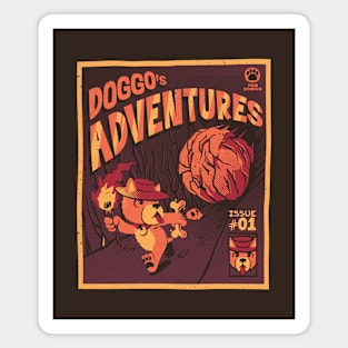 Doggo Adventures by Tobe Fonseca Magnet